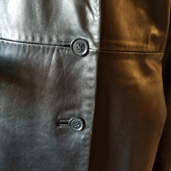 Express Leather Trench Coat - Picture 4 of 8